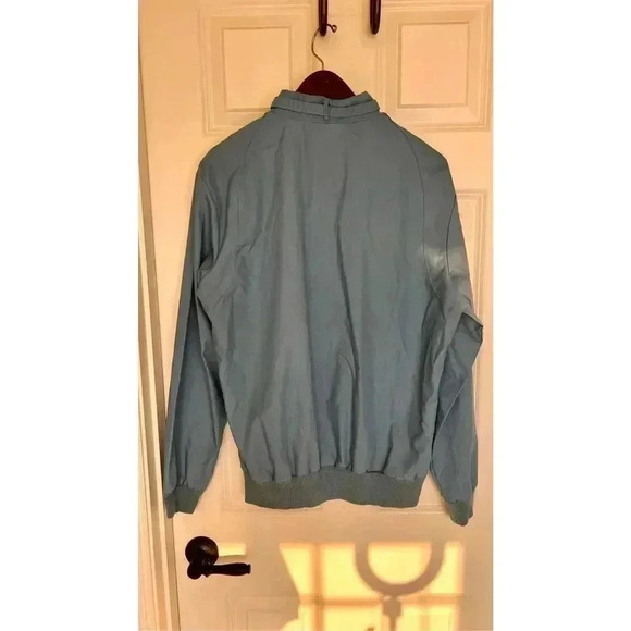 Vintage Jordan Christopher Windbreaker Jacket Men's Large Blue 80s Buttoned - Picture 6 of 12
